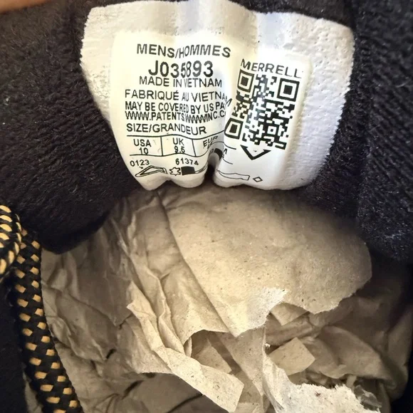 Merrell Men's Moab Hiking Shoe 3 Size 10 - Picture 6 of 6